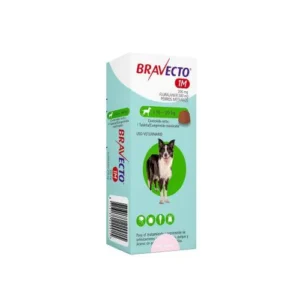 Bravecto 200mg de 1 mes para perro de 10 a 20 Kg