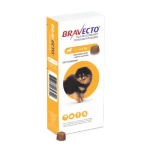 Bravecto 112.5mg de 3 meses para perro de 2 a 4.5 kg