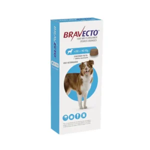 Bravecto 1000mg de 3 meses para perro de 20 a 40 Kg