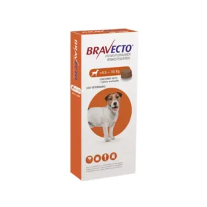 Bravecto 250 mg de 3 meses para perro de 4.5 a 10 kg