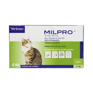 Milpro Adulto 16 mg / 40 mg x 4 Tabletas