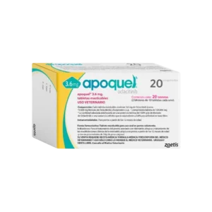 Apoquel 3.6 mg tabletas masticables 20 tab