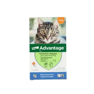 Advantage Pipeta para gatos de hasta 4 Kg de peso