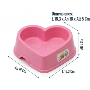 Comedero Forma de Corazón