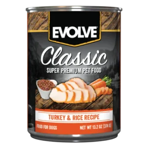 Evolve Classic Turkey & Rice Lata (Pavo) 374 Gr