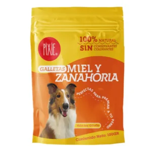 Galletas Pixie sabor a miel y zanahoria x 100 gramos