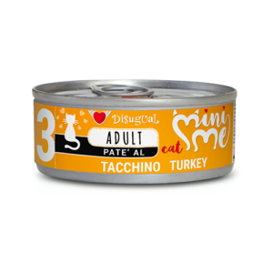 Disugual gato adulto mini me sabor a pavo x 85 gramos