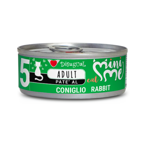 Disugual gato adulto mini me sabor a conejo x 85 gramos