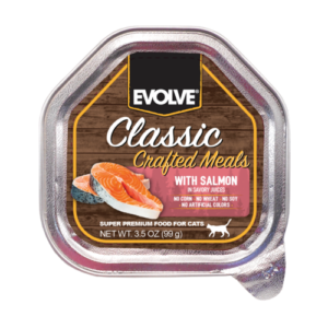Evolve Cat Classic Bandeja Salmón x 99 gramos