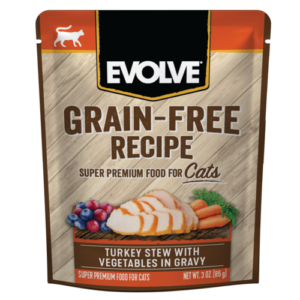 Evolve Cat Pouche Pavo y Vegetales