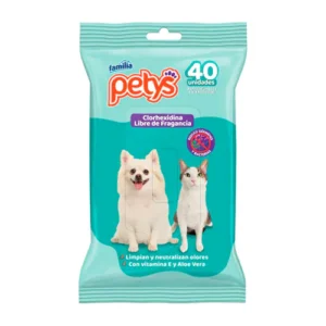 Paños Húmedos Petys Clorhexidina X 40 Un
