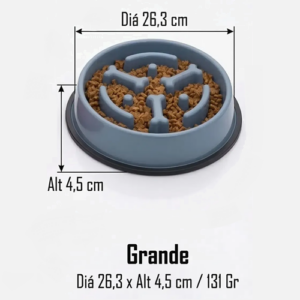 Comedero Antireflujo Huesos Grande