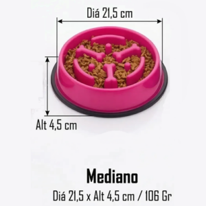 Comedero Antireflujo Huesos Mediano