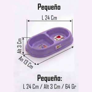 Comedero Doble Pequeño