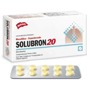 Solubron 20mg caja 30 comprimidos