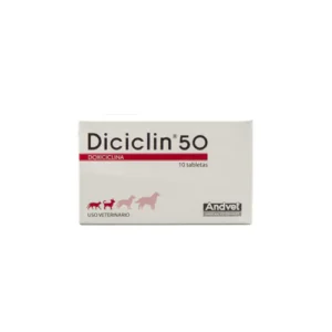 Diciclin (Doxiciclina) 50 Mg x 10 Tabletas