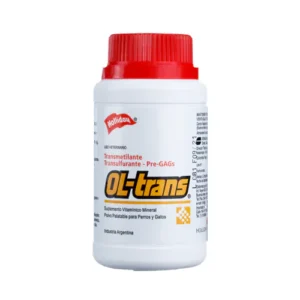 Oltrans Frasco de 80 gramos con cuchara dosificadora.