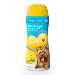 Shampoo Rinse Canamor Pelo Largo Perro x 230mL