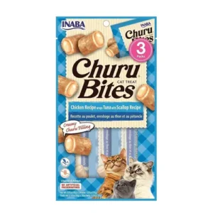 Churu Cat Bites Chicken-Tuna-Scallop 3 Und x 10 Gr