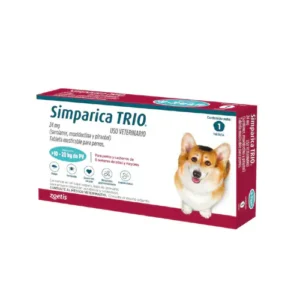 Simparica Trio 10 a 20Kg Caja 1 tableta