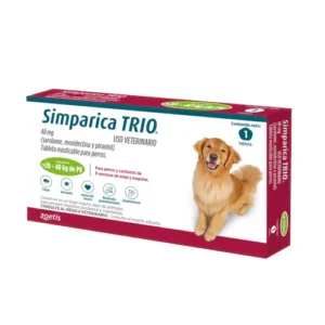 Simparica Trio 20 a 40Kg Caja 1 tableta