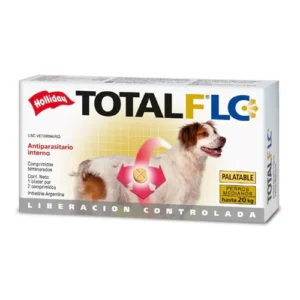Total F LC Perros Mediano x 2 tabletas