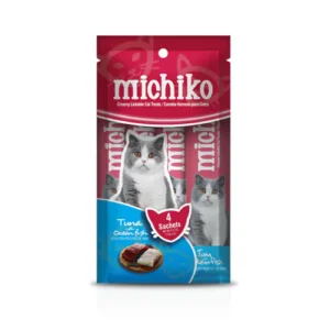 Michiko Atún y Pescado Sachet 14 Gramos x 4 Unidades