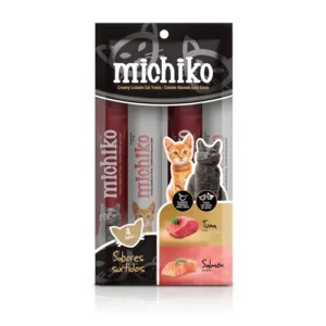 Michiko Atún y Salmón Sachet 14 Gramos x 4 Unidades