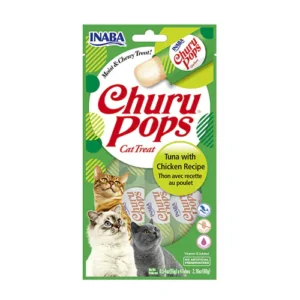 Churu Cat Pops Tuna Whin Chicken 4 Und x 15 Gr
