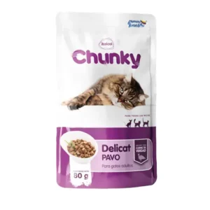 Chunky Delicat Pouche Trozos De Pavo 80 Gr