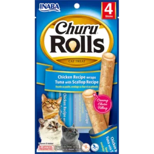 Churu Rolls Cat Chicken-Tuna-Scallop 4 Und x 10 Gr
