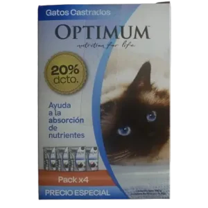 Optimum Gato Castrado Caja 4 Und 85 Gr