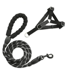 Arnés con trailla reflectiva PA106 talla XL