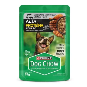 Dog Chow Pouche Alta Proteina Adulto 85 Gr